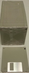 3.5" 1.44Mb Med Grey Floppy Disks