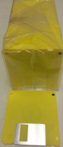 3.5" 1.44Mb Yellow Floppy Disks